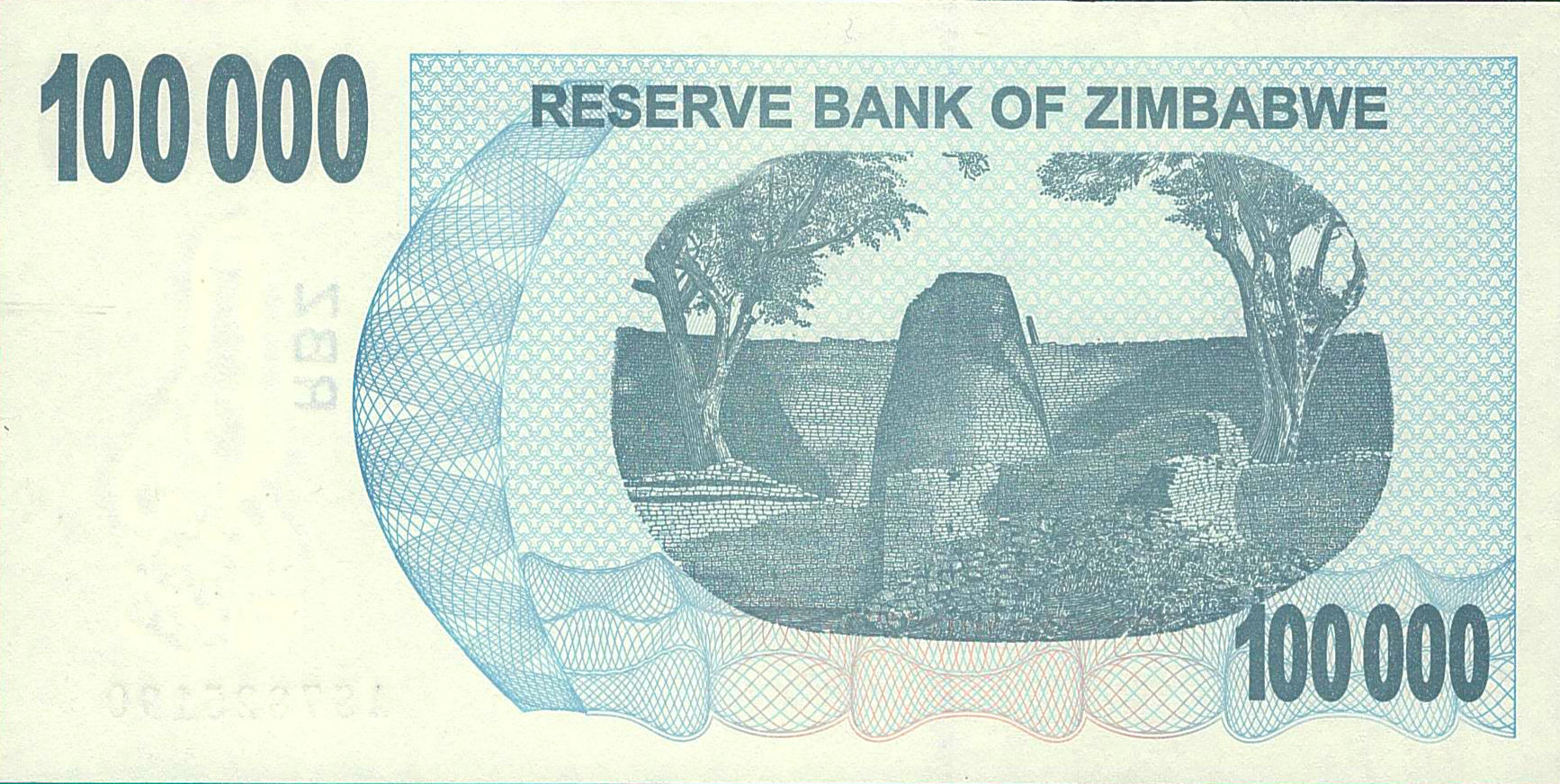 Zimbabwe 100.000 2006 UNC P-48/b